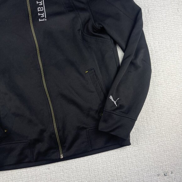 VTG Puma x Ferrari Racing Jacket Full Zip Logo Track Suit Style Black (Read) - Picture 5 of 16